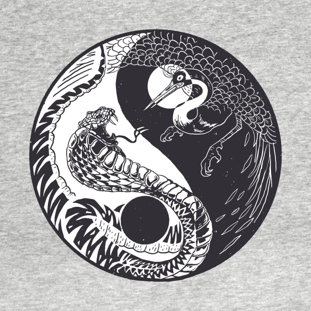 Yin Yang // Snake vs. Crane by SLAG_Creative